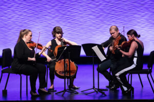 four female chamber music musicians